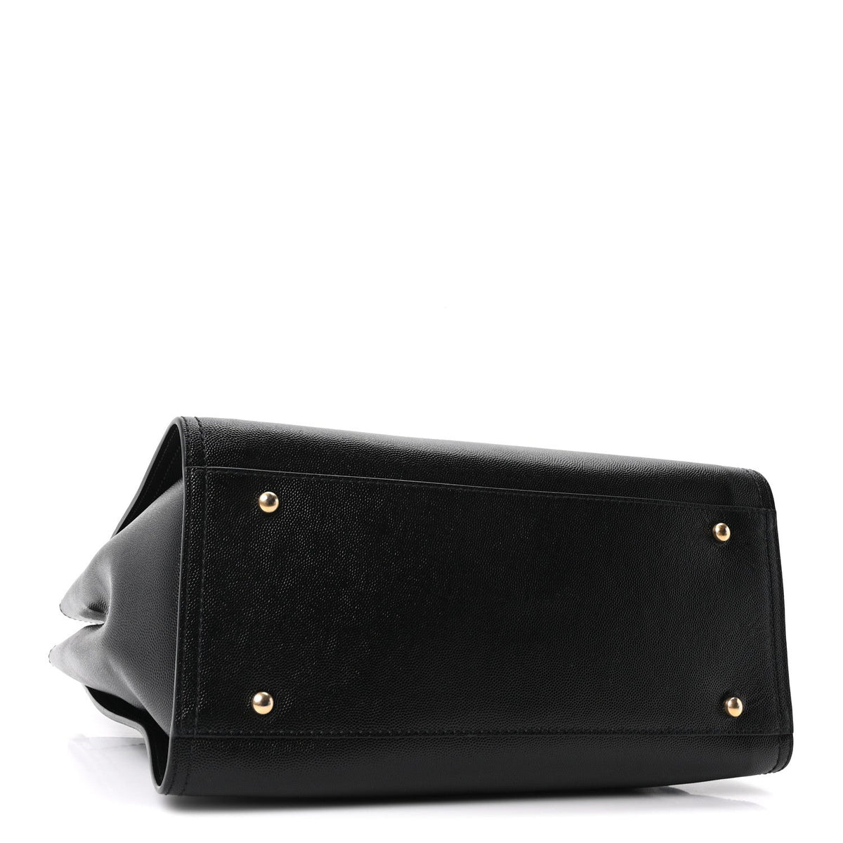 Caviar Small Studded Deauville Tote Black