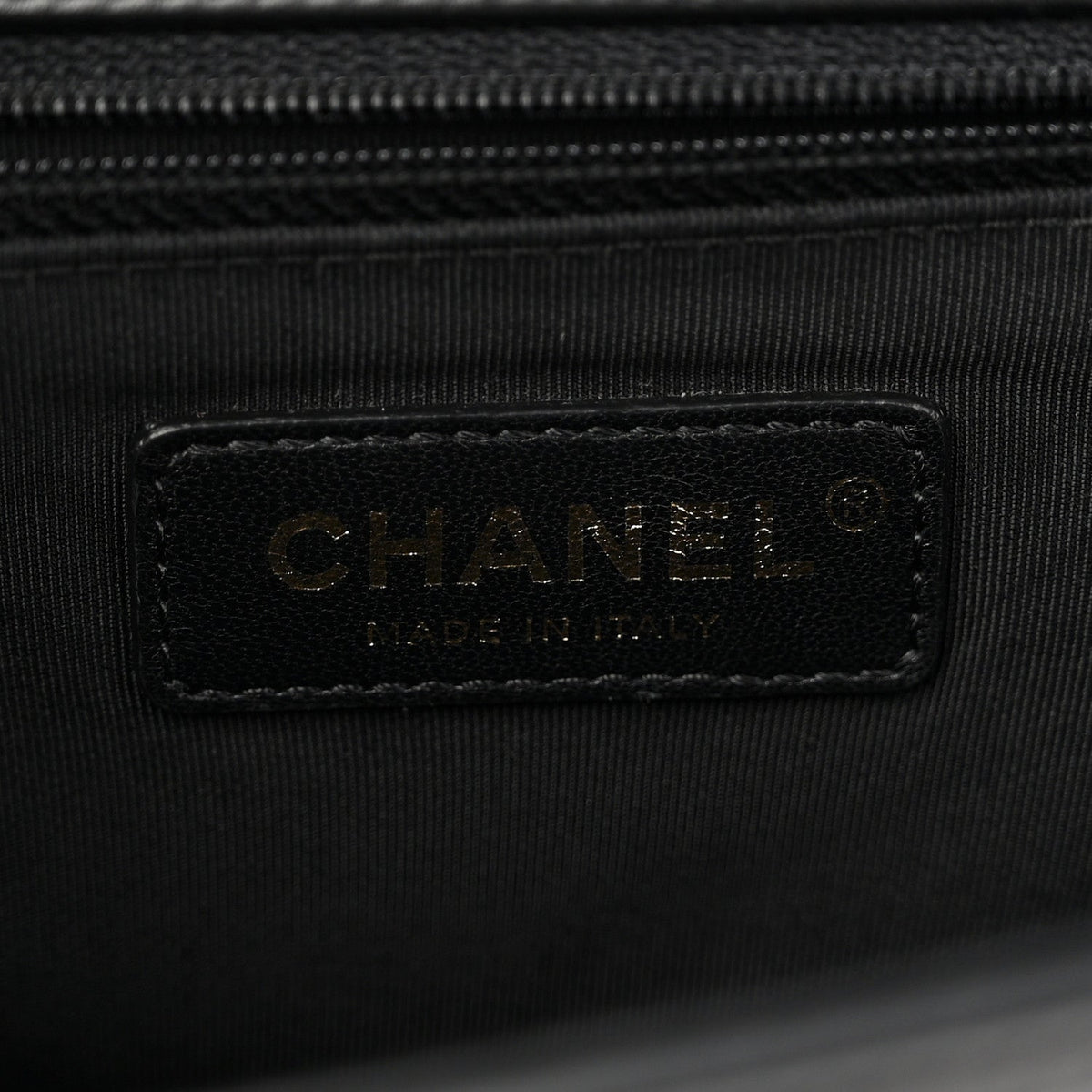 Calfskin Quilted New Medium Boy Flap Black