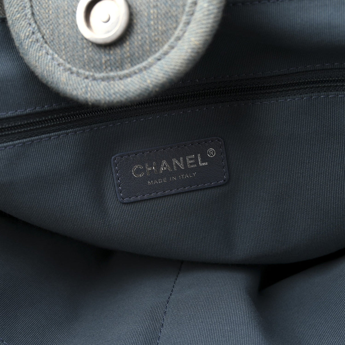 Denim Medium Deauville Tote Light Blue