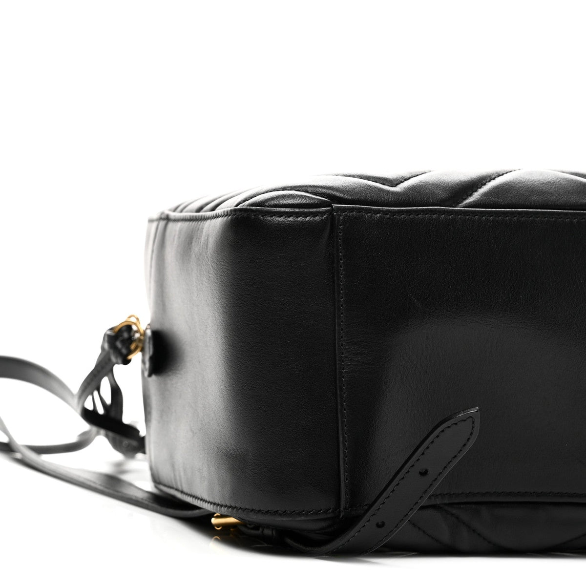 Calfskin Matelasse GG Marmont Dome Backpack Black