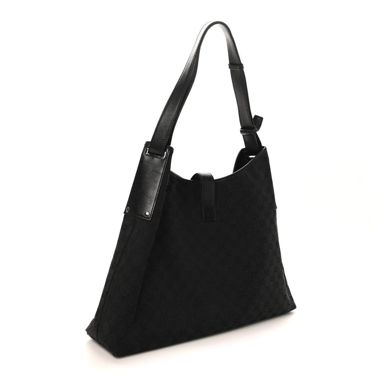 Monogram Large Jackie O Hobo Black