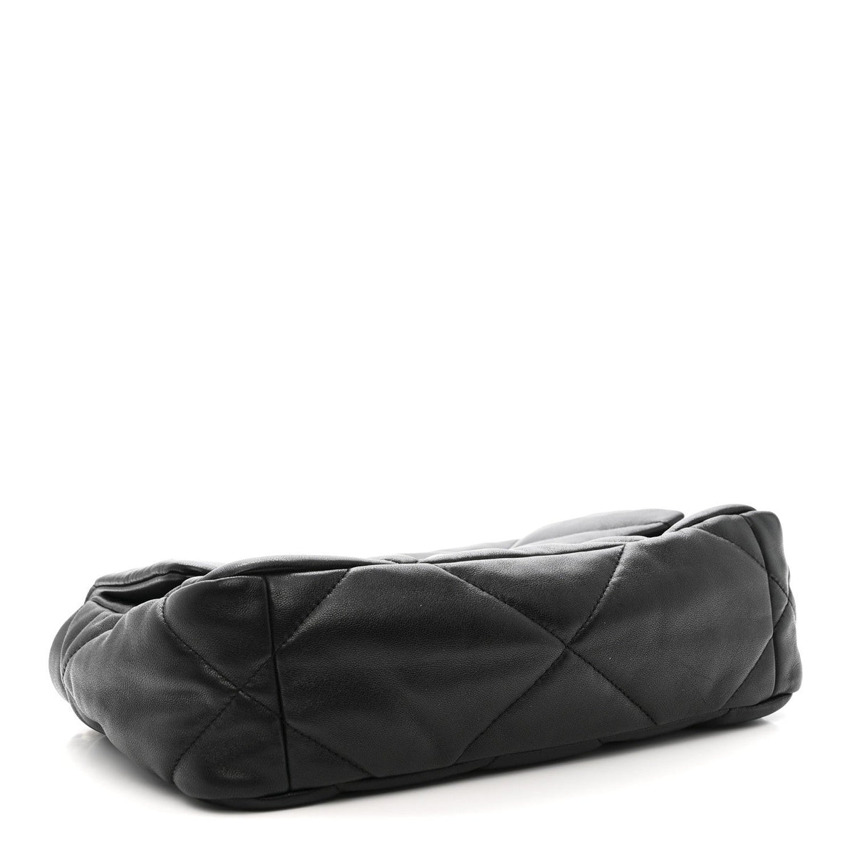 Lambskin Quilted Medium Chanel 19 Flap Black