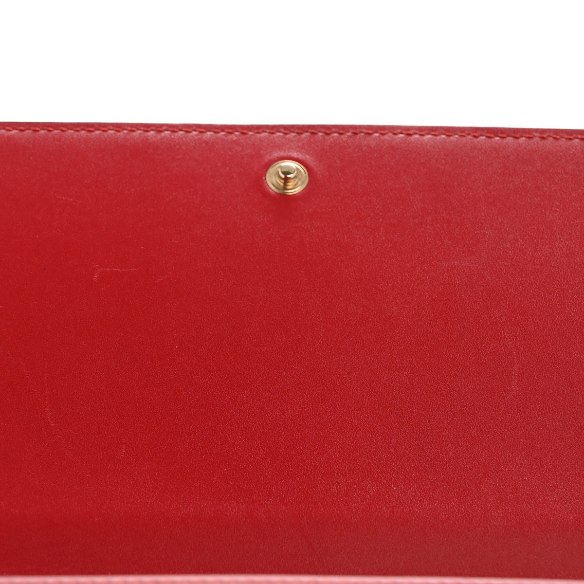 Guccissima Signature Bowy Chain Wallet Hibiscus Red