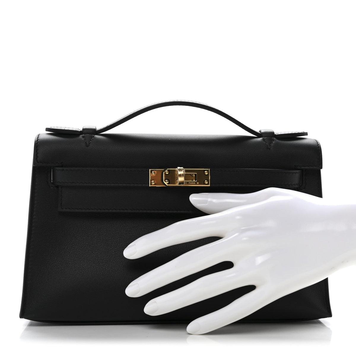 Swift Kelly Pochette Clutch Black