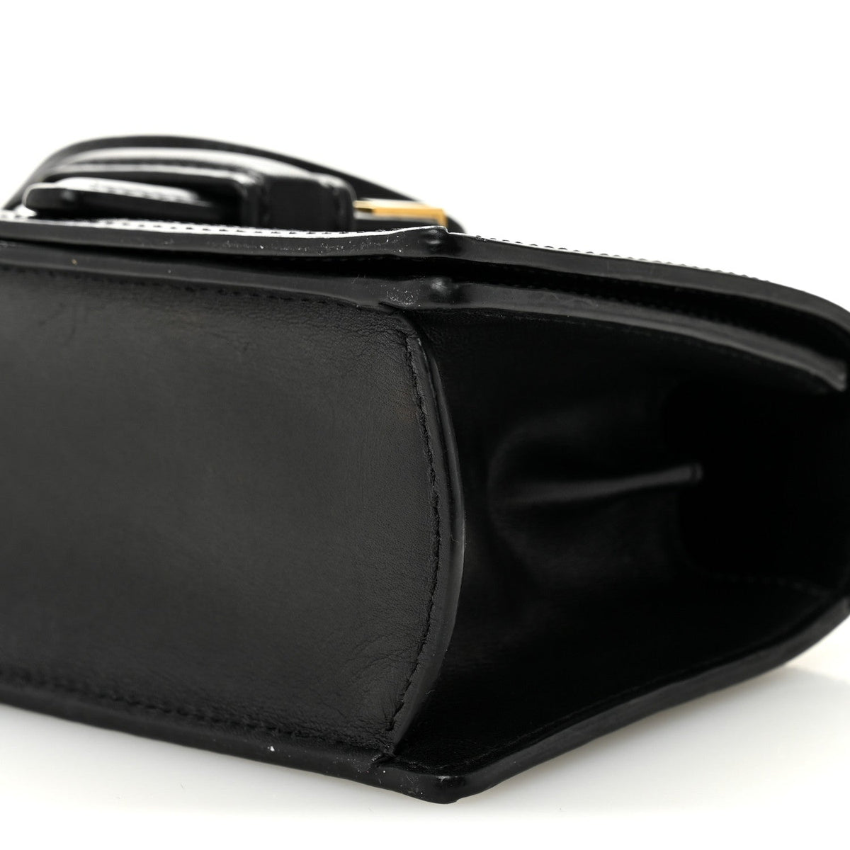 Calfskin Small Barcelona Shoulder Bag Black