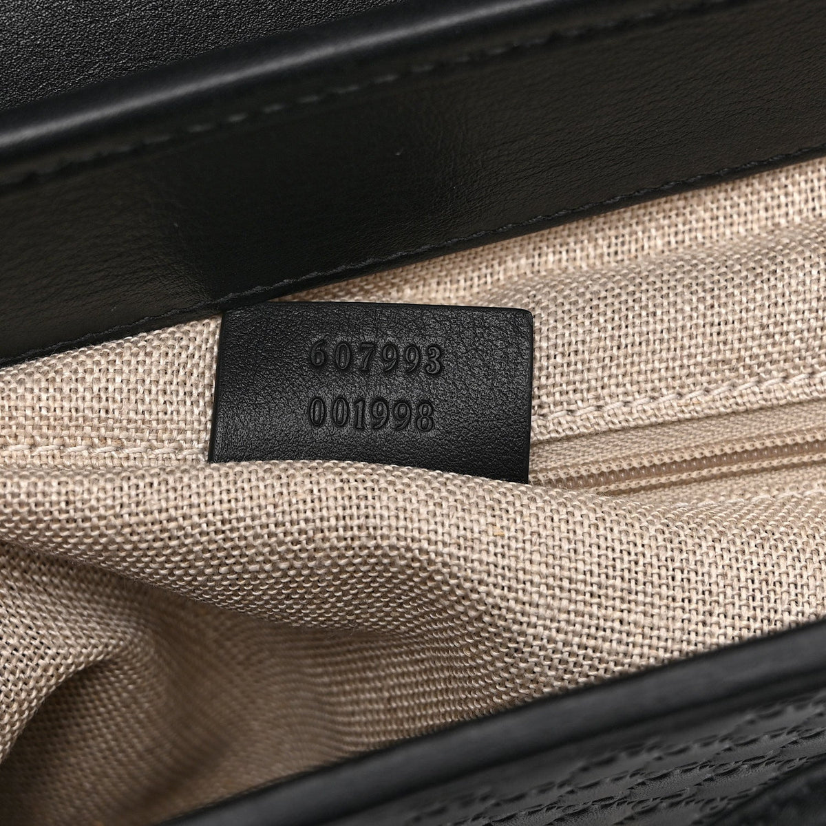 Microguccissima Drawstring Backpack Black