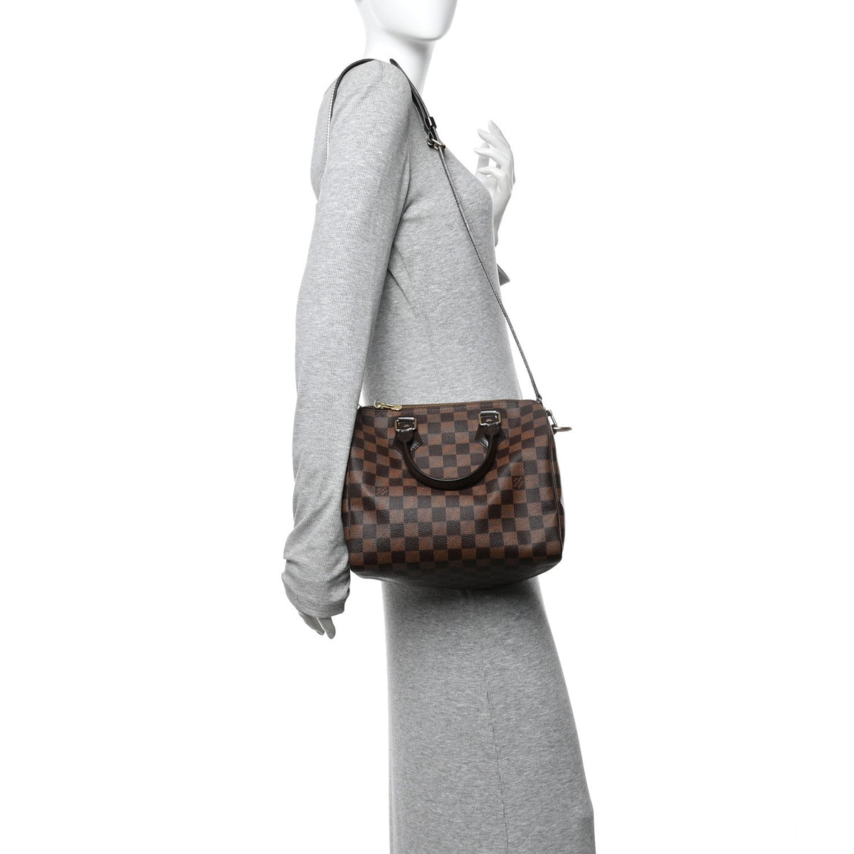 Damier Ebene Speedy Bandouliere 25