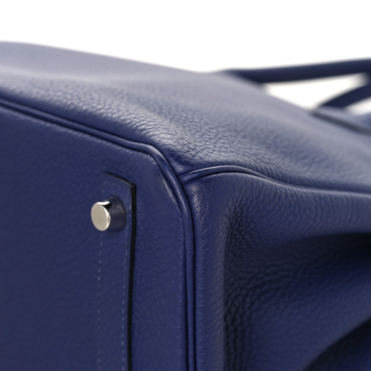 Togo Swift Officier Birkin 30 Bleu Encre Rouge H
