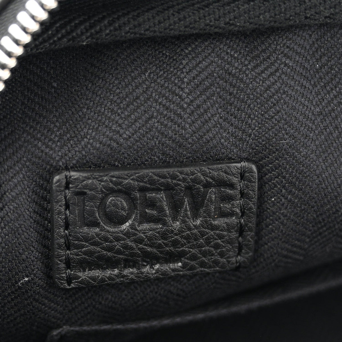 Soft Grained Calfskin XS Military Messenger Bag Black