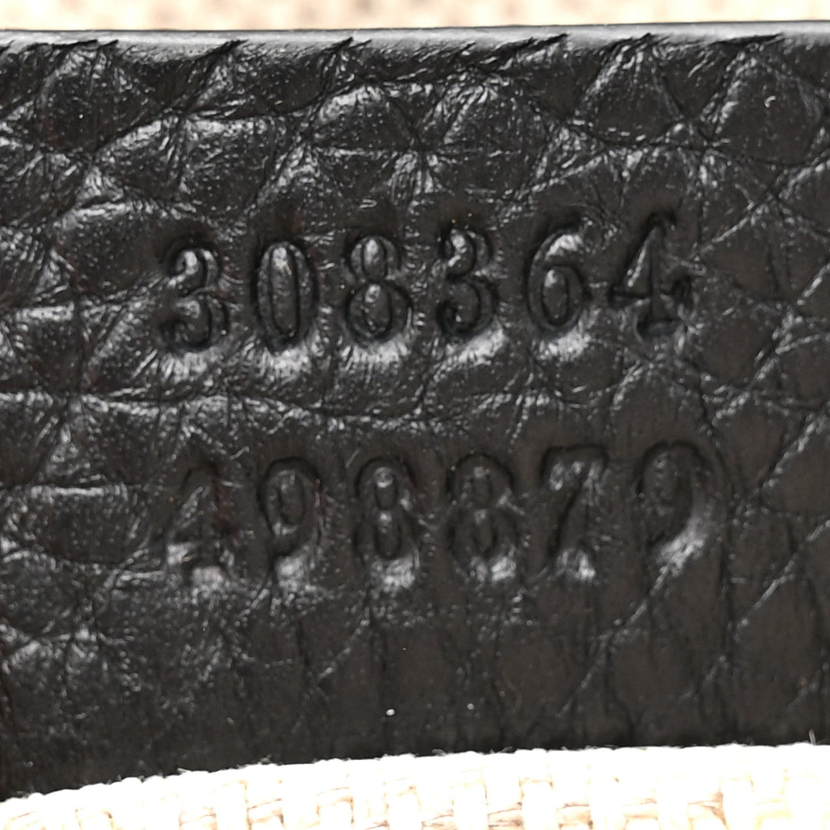 Pebbled Calfskin Small Soho Disco Bag Black