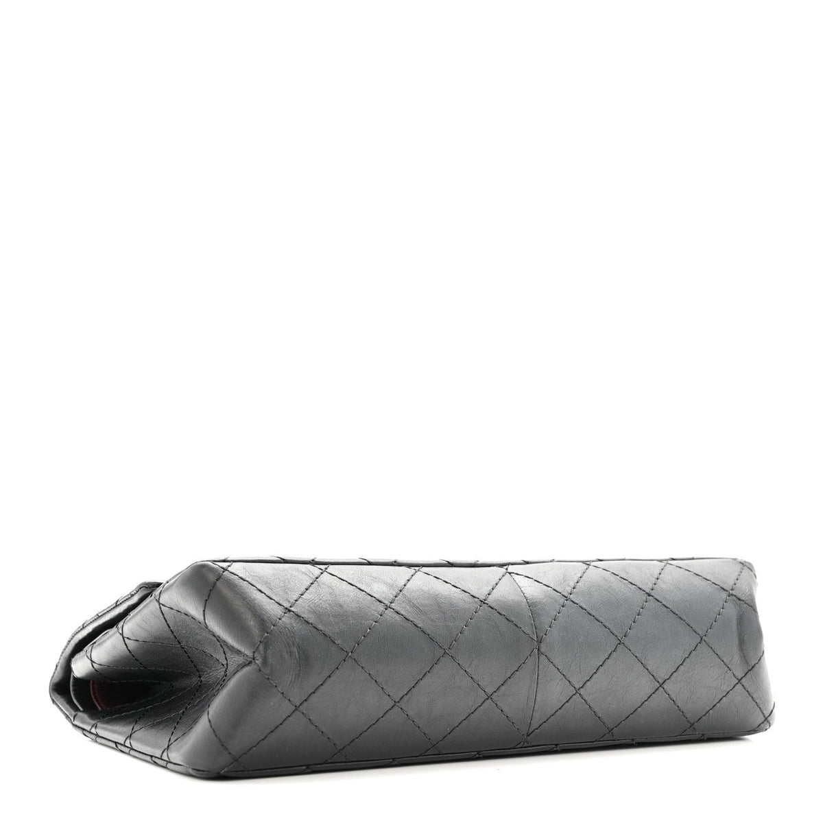 Aged Calfskin Quilted 2.55 Reissue 226 Flap Black