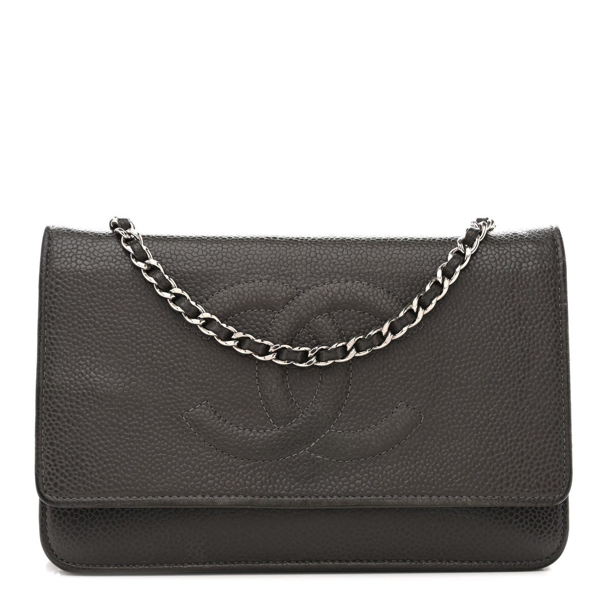 Caviar Timeless CC Wallet on Chain WOC Grey