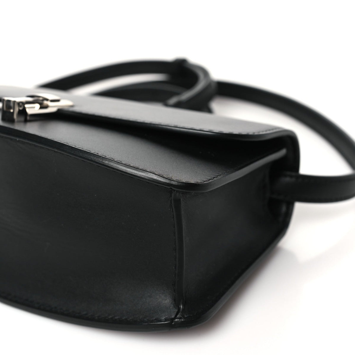 Smooth Calfskin The Sofia E/W Crossbody Black