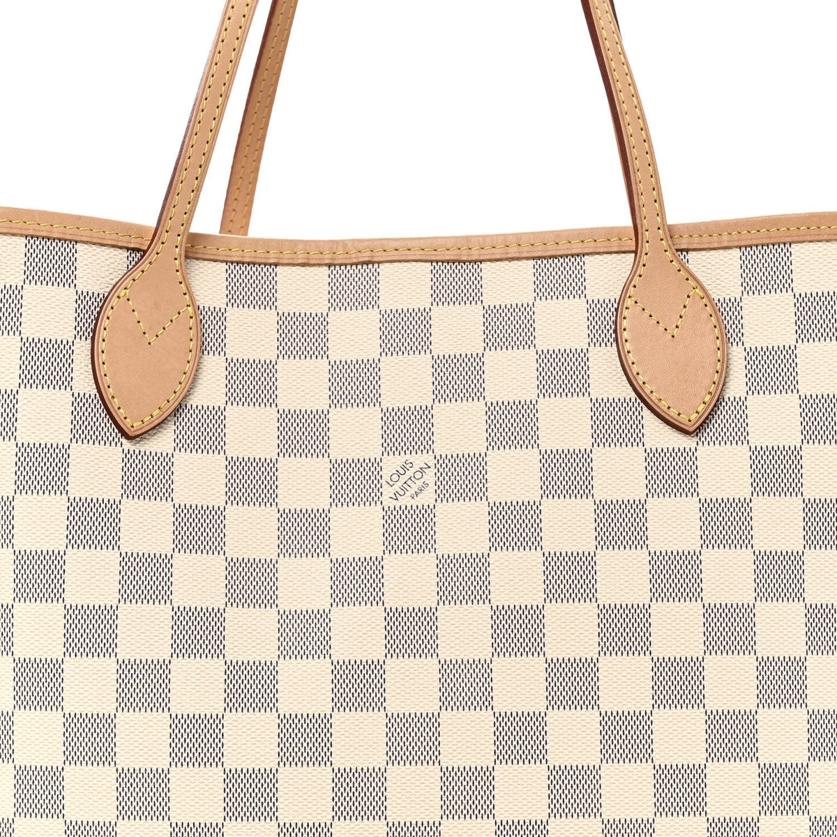 Damier Azur Neo Neverfull MM Rose Ballerine