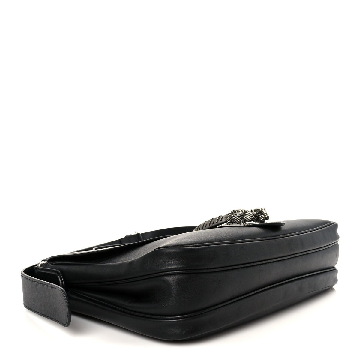 Calfskin Dionysus Messenger Bag Black