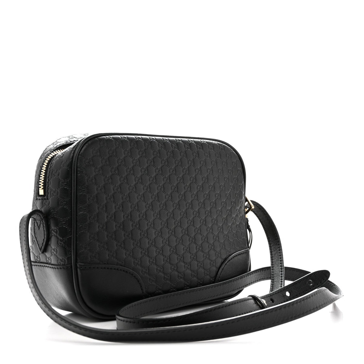 Microguccissima Mini Bree Messenger Bag Black