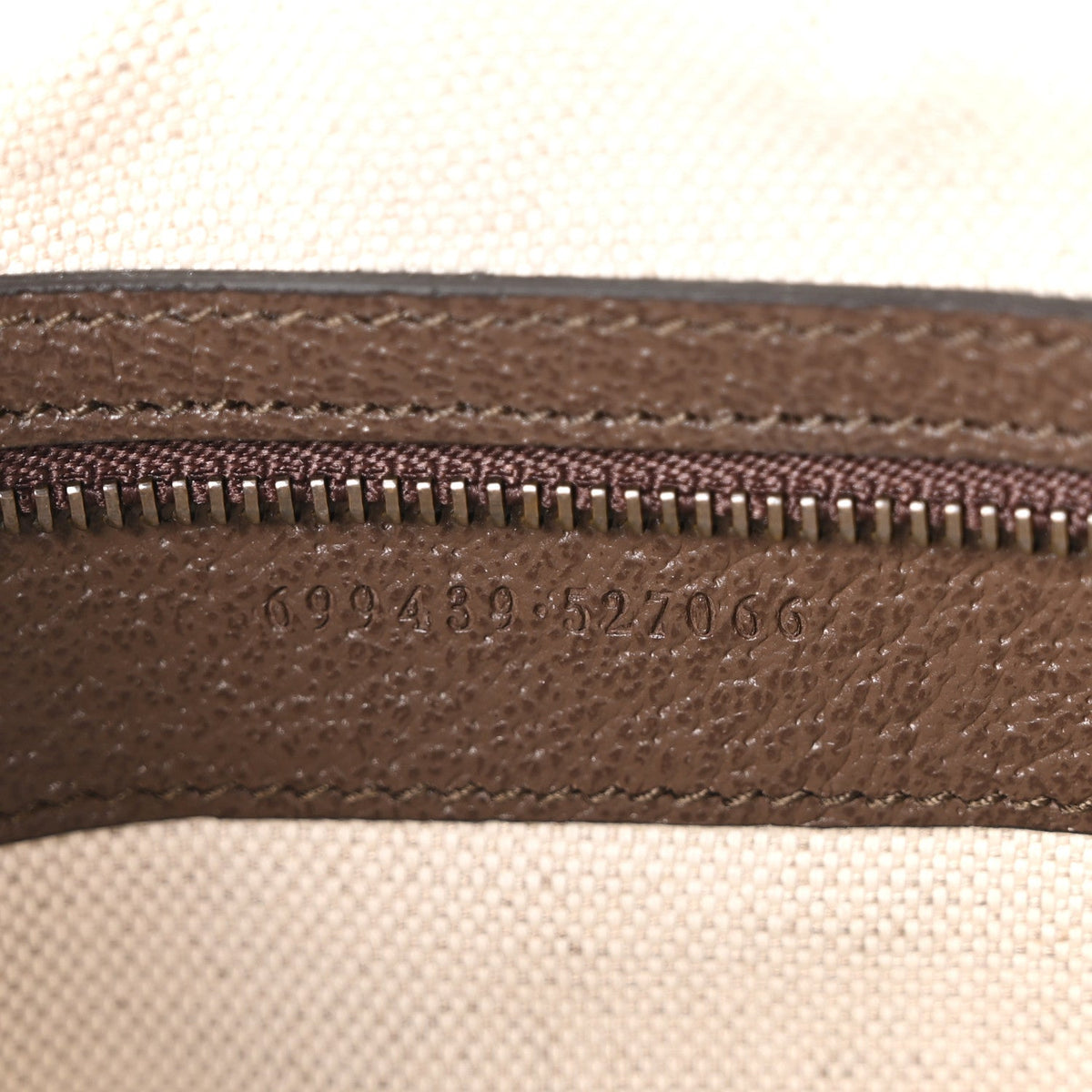 GG Supreme Monogram Textured Dollar Calfskin Web Ophidia Wristlet Shoulder Bag Beige Ebony New Acero