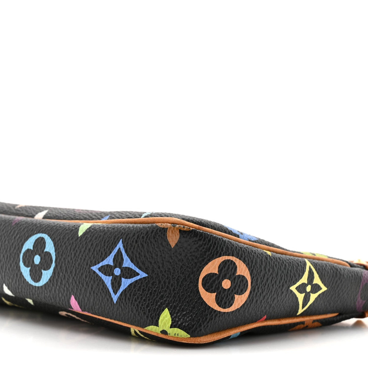 Monogram Multicolor Pochette Accessories Black