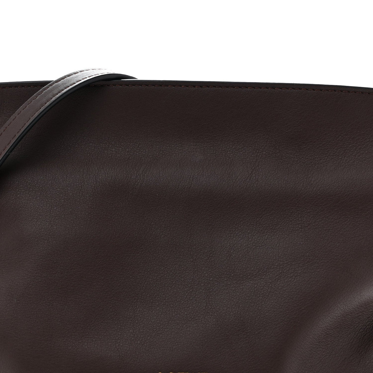 Calfskin Mini Flamenco Knot Clutch Chocolate