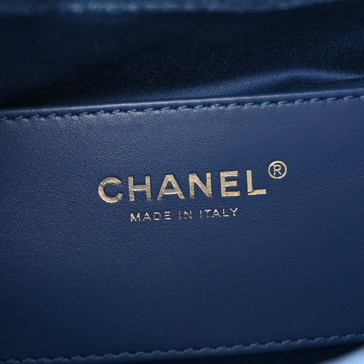 Washed Denim Quilted Mini Chanel 25 Handbag Blue