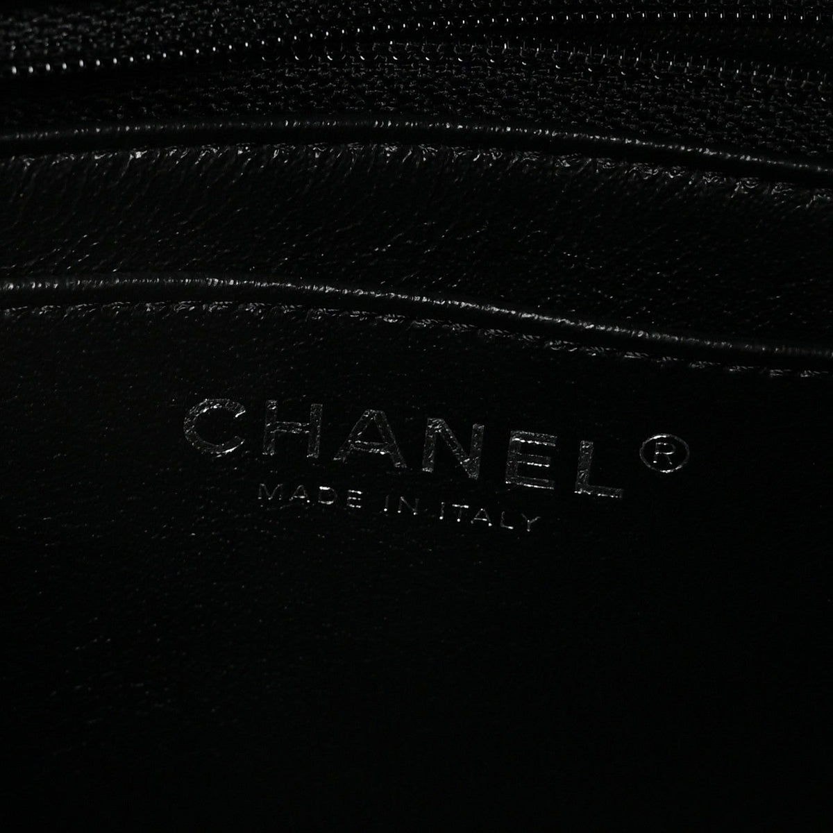 Lambskin Quilted Mini Rectangular Flap Black