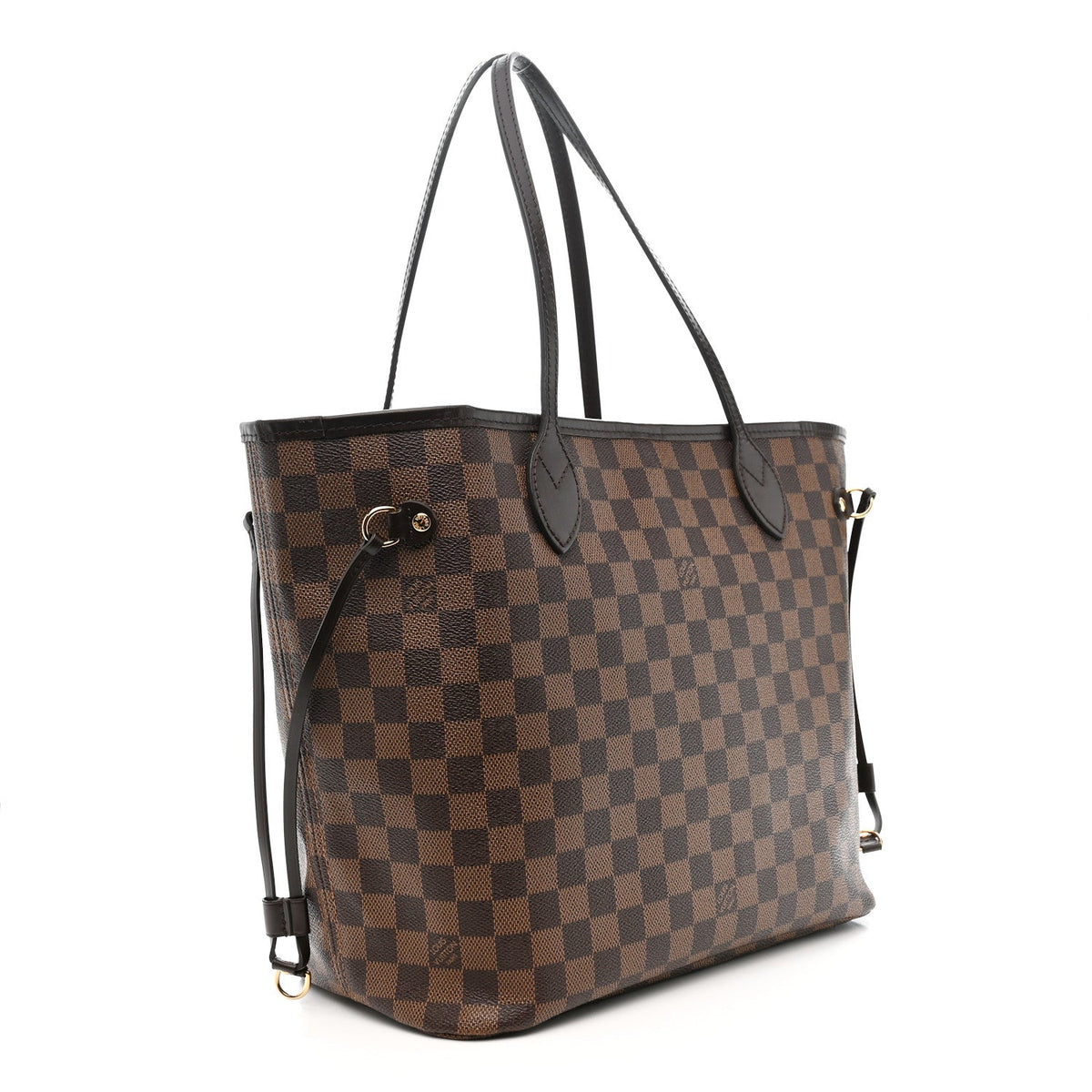Damier Ebene Neo Neverfull MM Rose Ballerine
