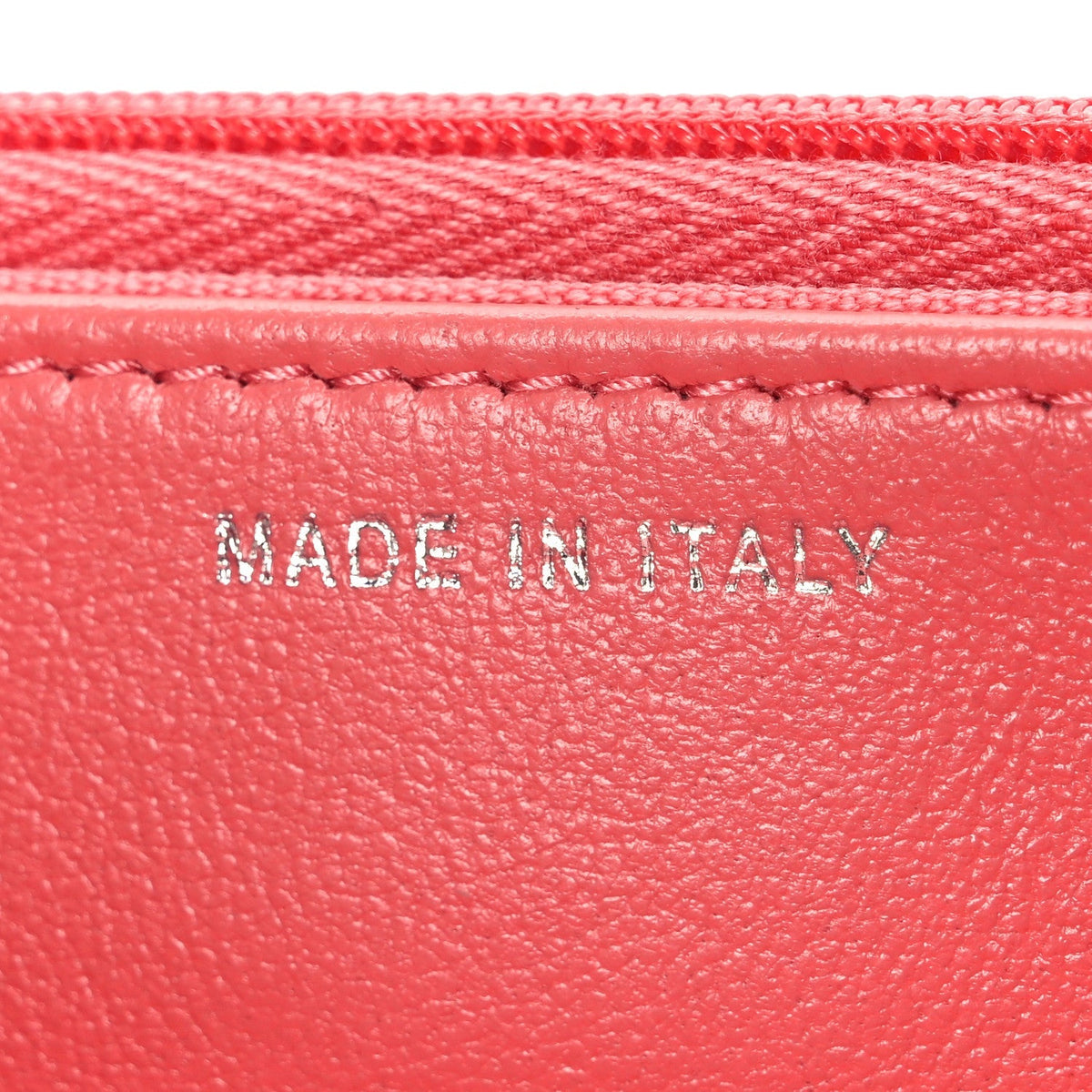 Lambskin Quilted Wallet On Chain WOC Pink