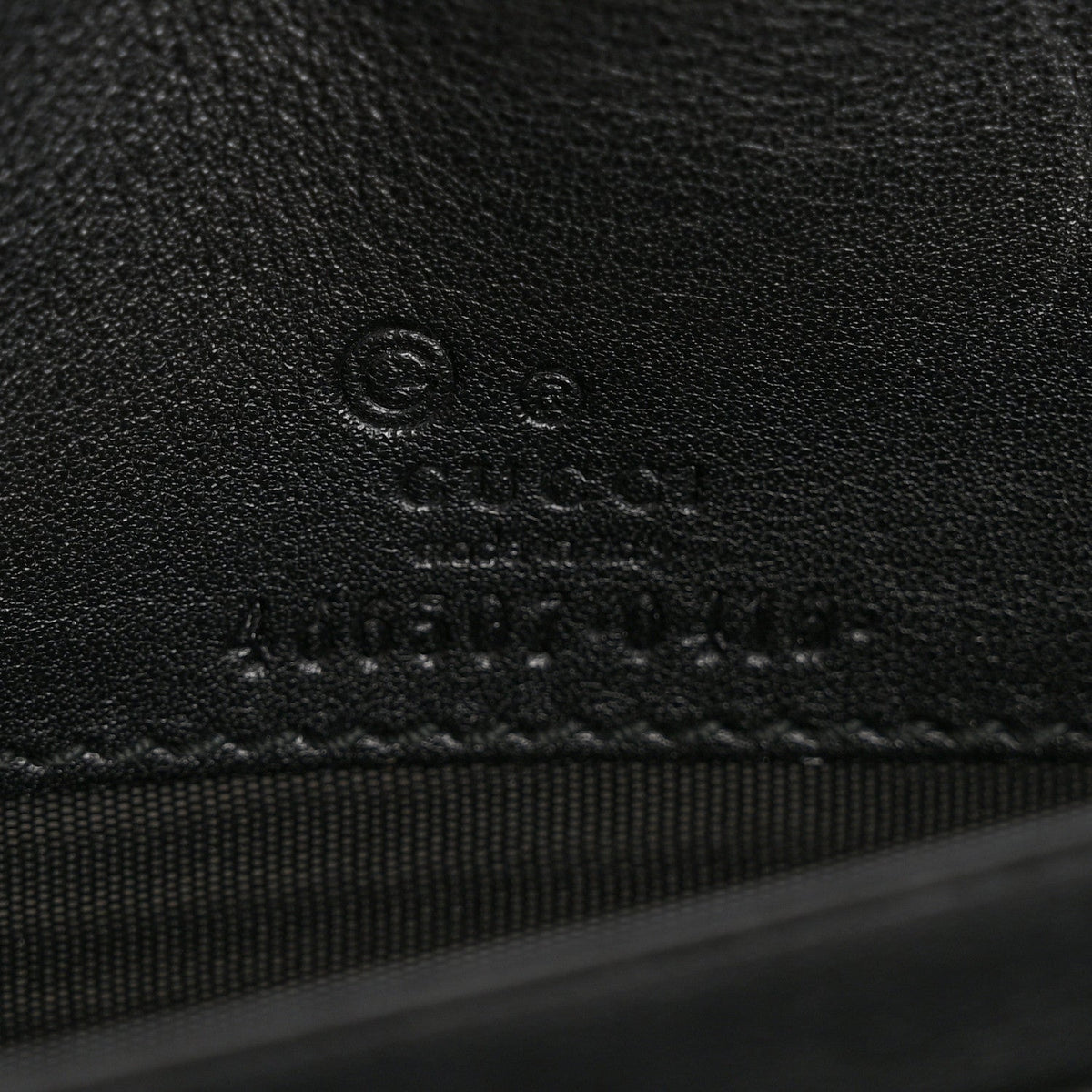 Microguccissima Crossbody Wallet Black