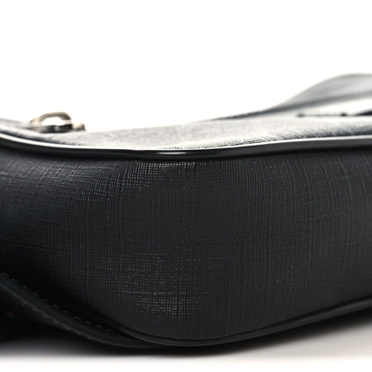Soft GG Supreme Monogram Web Belt Bag Black Grey