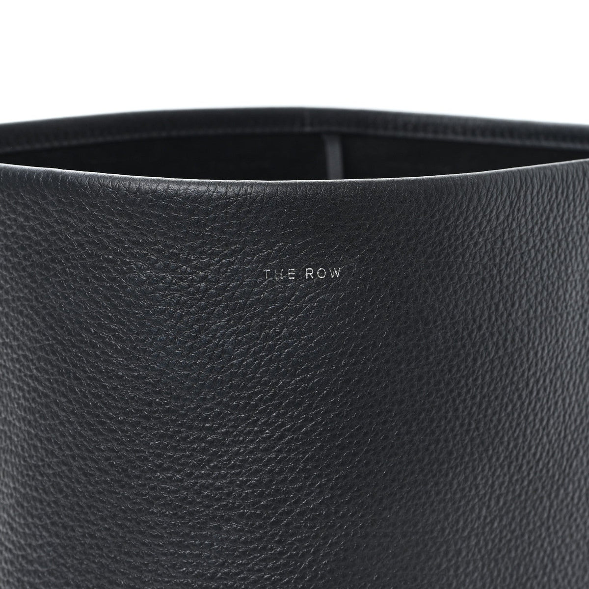 Grained Calfskin Medium N/S Park Tote Black
