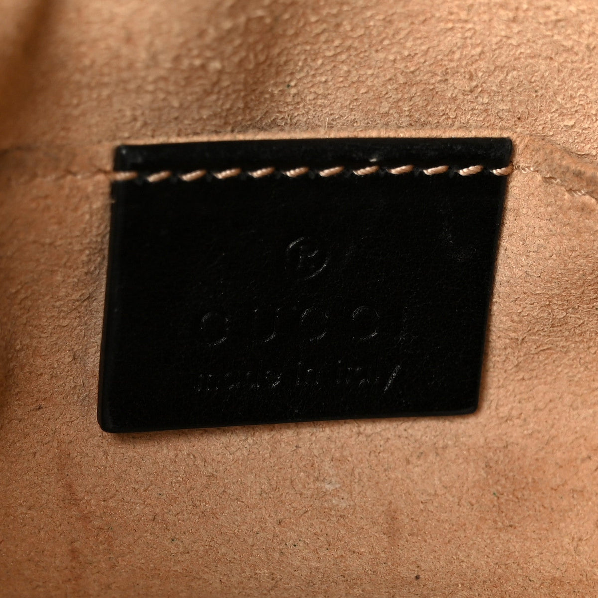 Calfskin Matelasse Mini GG Marmont Chain Shoulder Bag Black