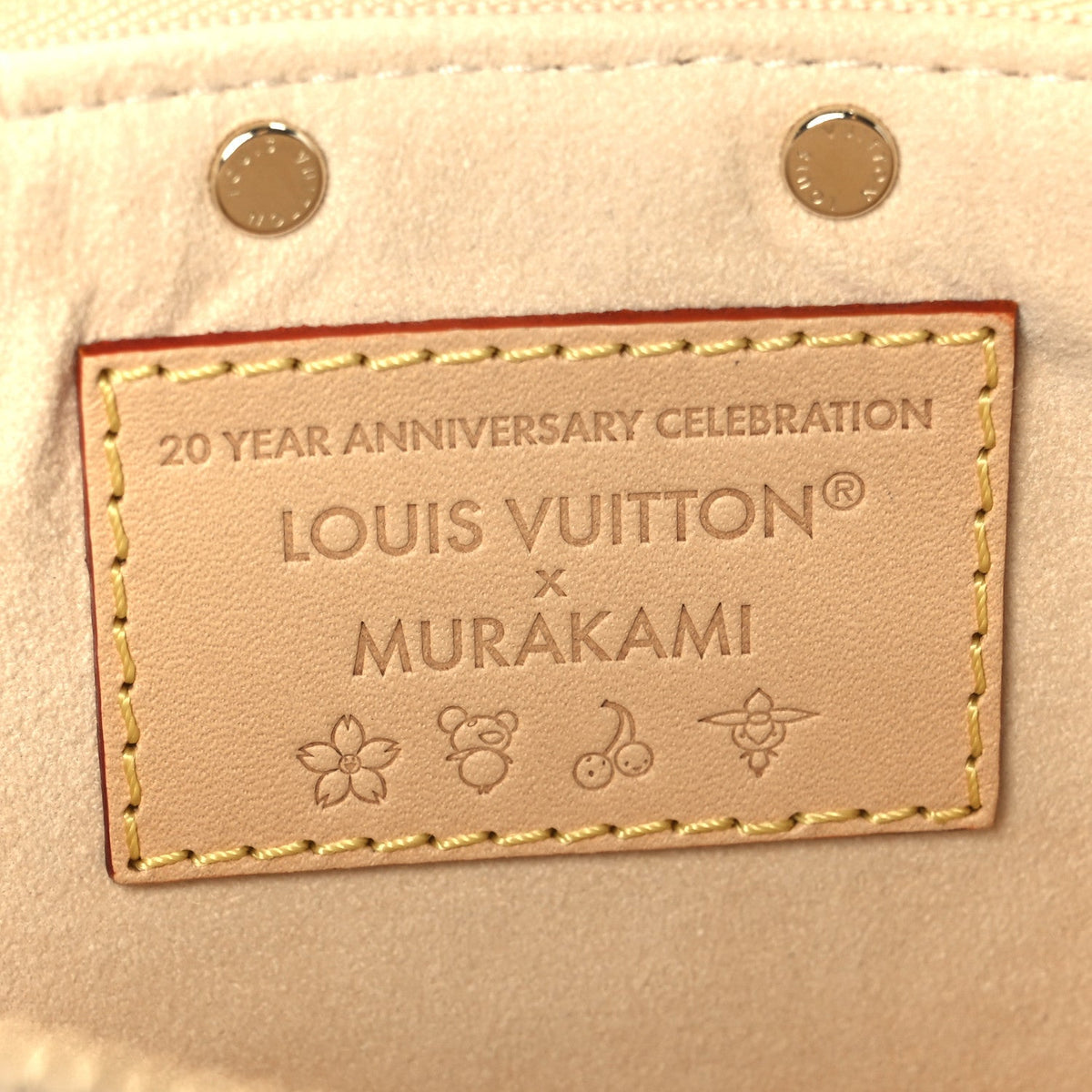 LV X TM Monogram Multicolor Pochette Accessories White