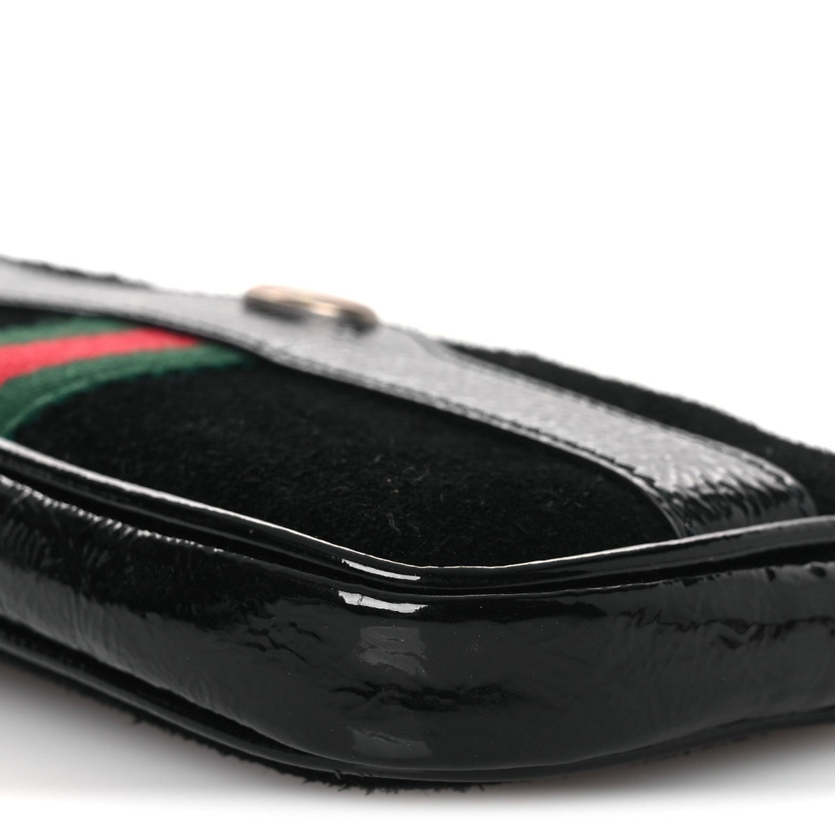 Suede Patent Ophidia Belted iPhone Case 85 34 Black
