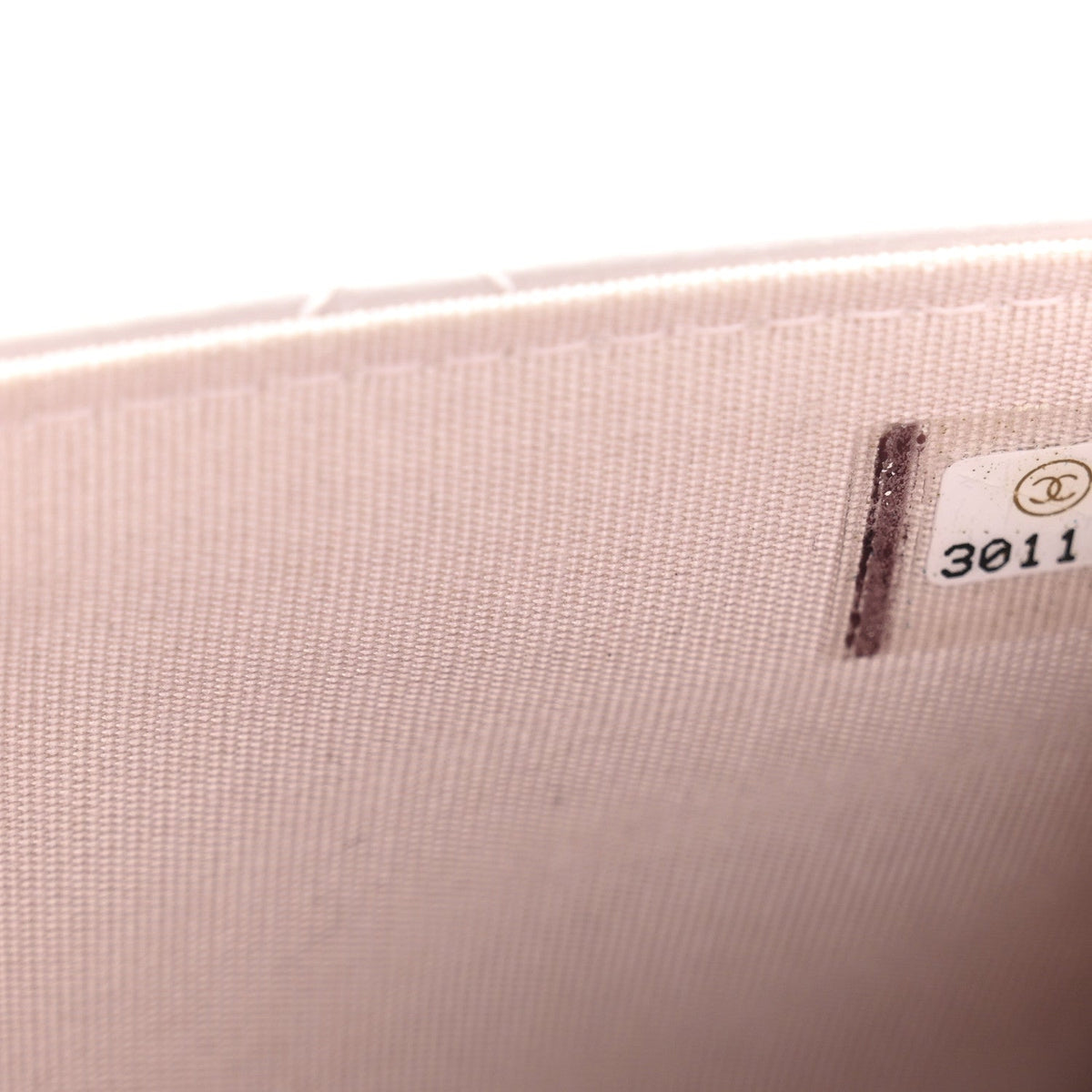 Lambskin Quilted Trendy CC Wallet On Chain WOC Lilac
