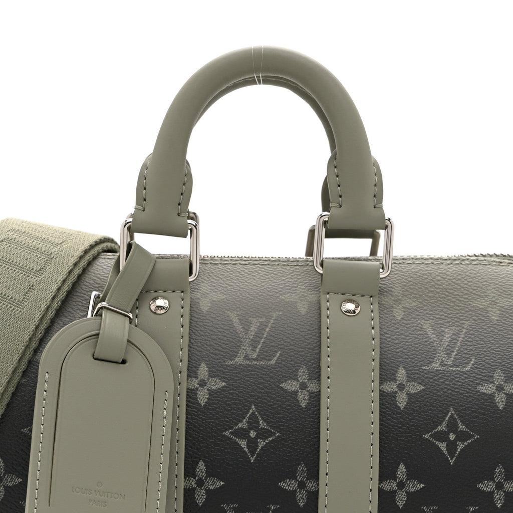 Monogram Gradient Keepall Bandouliere 25 Khaki