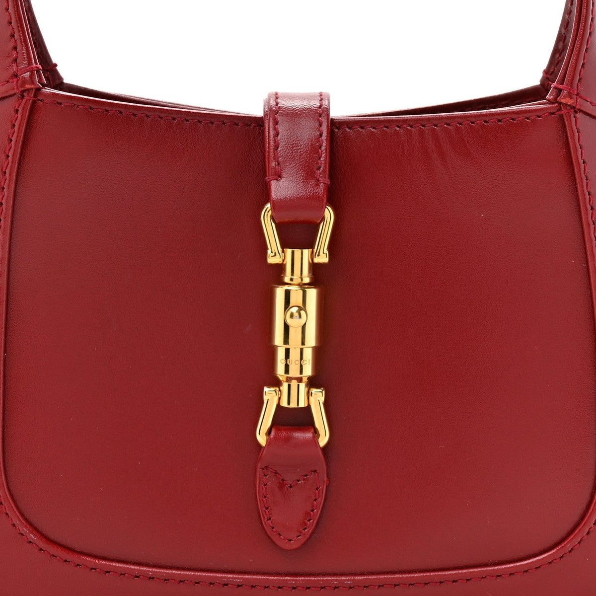 Boarded Dyana Lux Calfskin Mini Jackie 1961 Hobo New Cherry Red