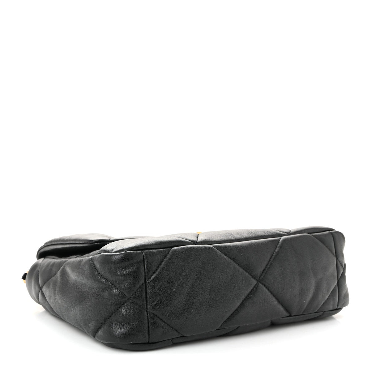 Lambskin Quilted Medium Chanel 19 Flap Black