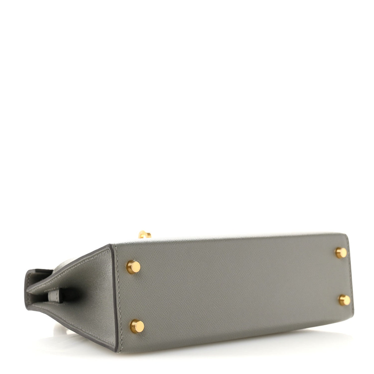 Madame Calfskin Mini Kelly Sellier 20 Gris Meyer
