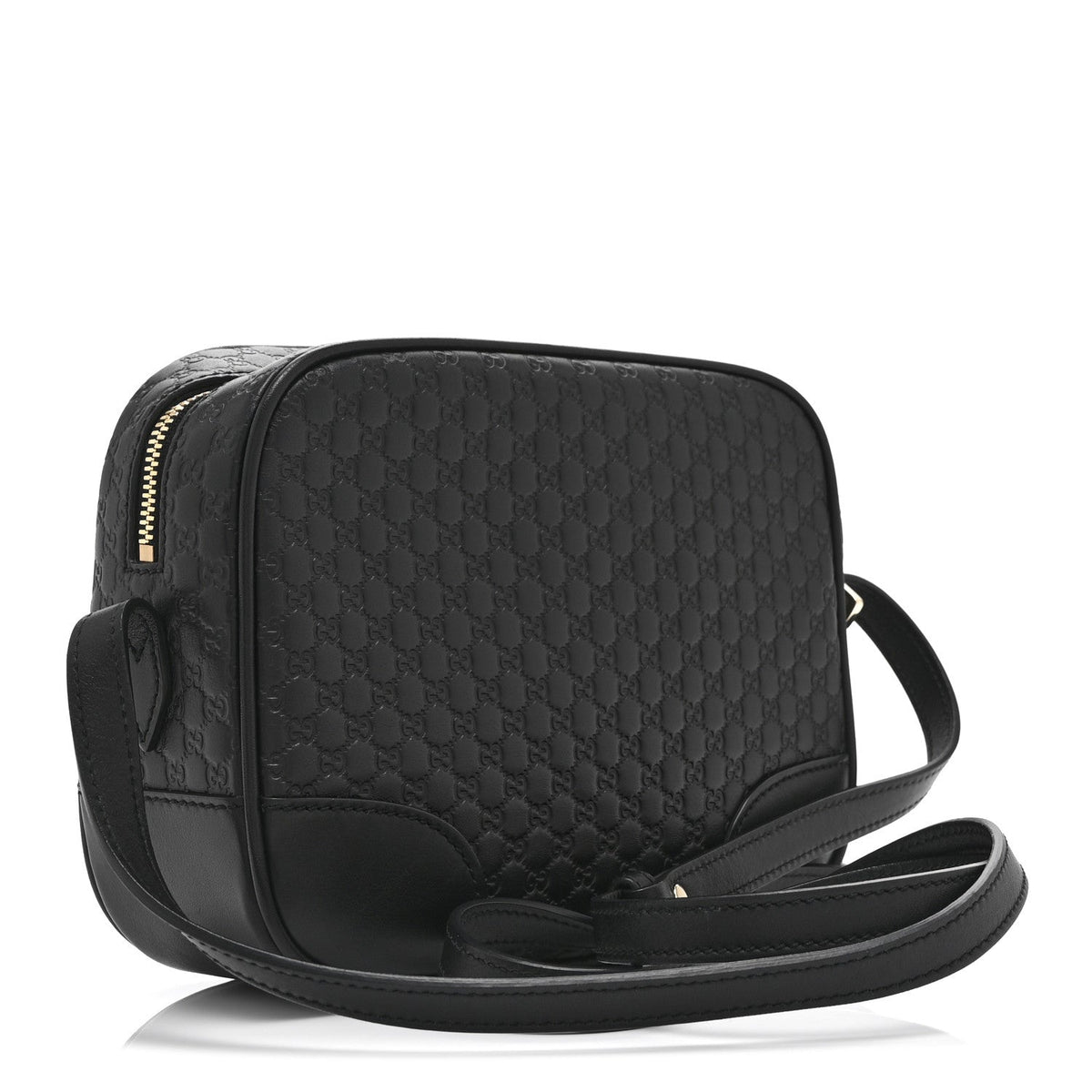 Microguccissima Mini Bree Messenger Bag Black