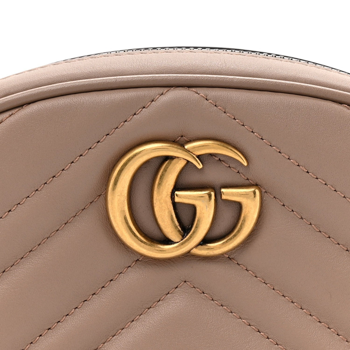 Calfskin Matelasse GG Marmont Belt Bag 75 30 Porcelain Rose
